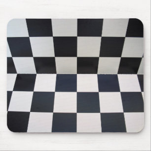 Chequerboard Chess Background Mouse Pad