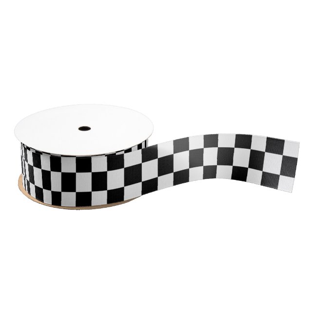 Chequerboard Grosgrain Ribbon (Spool)
