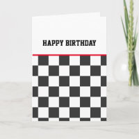 Chequerboard Happy Birthday Teens 