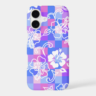 Chequerboard Hibiscus Hawaiian Floral