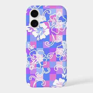 Chequerboard Hibiscus Hawaiian iPhone 7 case