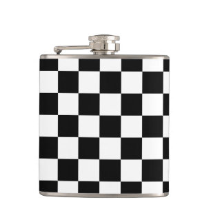Chequerboard Hip Flask