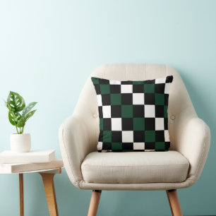 Chequerboard Modern Preppy Checkers Cushion
