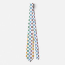 Chequerboard Neck Tie