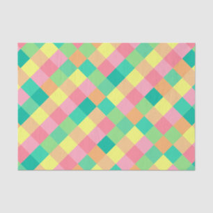 Chequerboard Pastel Tissue Paper