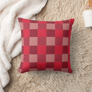 Chequerboard pattern cushion