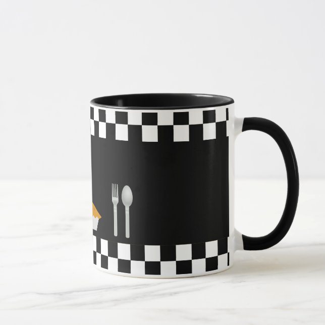 Chequerboard Pies Coffee Mug (Right)