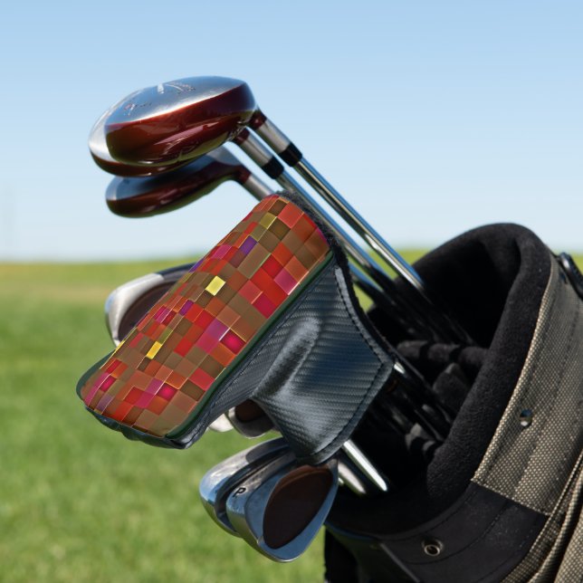 "Chequered Affair" Putter Cover (In Situ)
