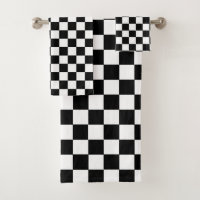 Chequered Black and White