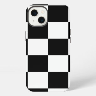 Chequered Black and White iPhone 13 Case