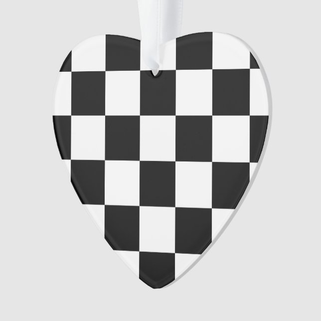 Chequered Black and White Ornament (Front)