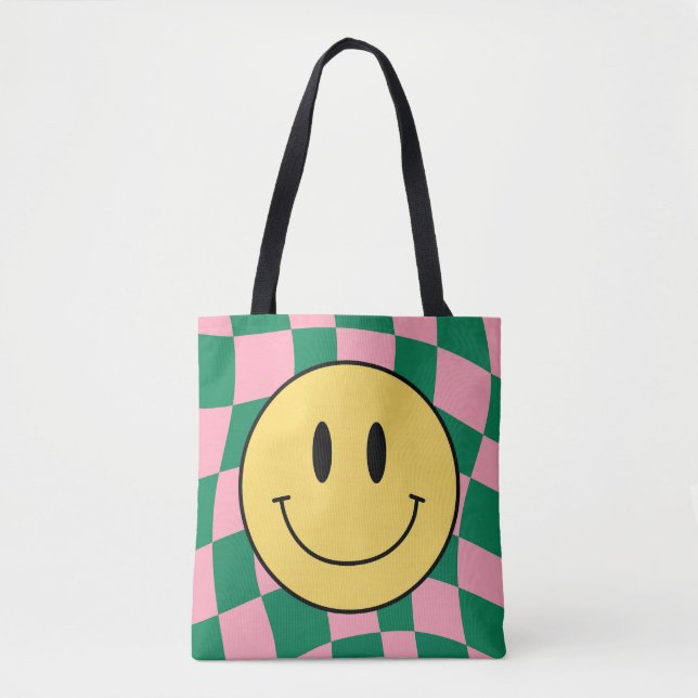 Chequered Bliss Tote Bag (Front)