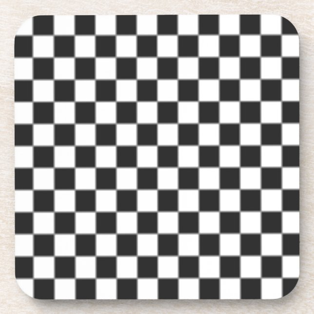 Chequered Board Coaster (Front)