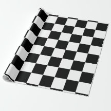 Chequered board pattern with white,black