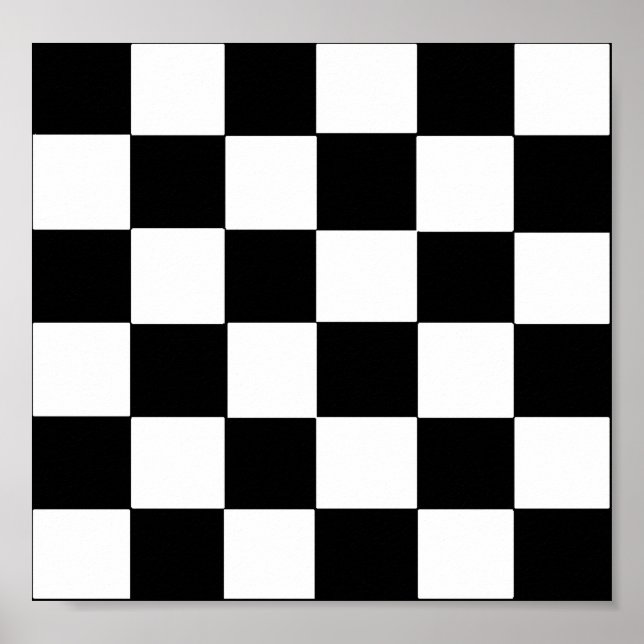 chequered board poster (Front)