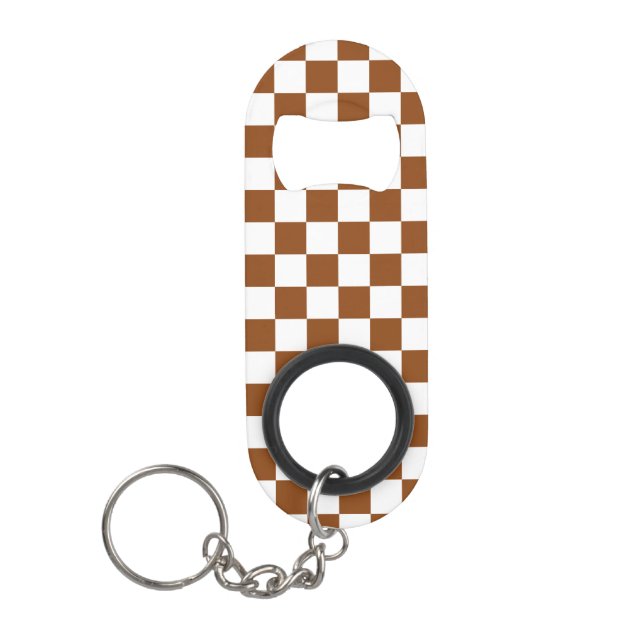 Chequered Brown and White  (Front)