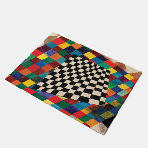 Chequered by Wassily Kandinsky Doormat