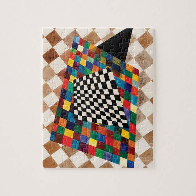 Chequered by Wassily Kandinsky Jigsaw Puzzle (Vertical)