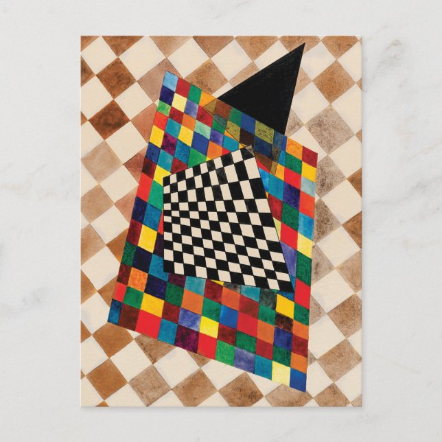 Chequered by Wassily Kandinsky Postcard (Front)