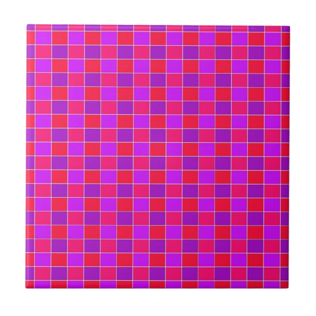 chequered ceramic tile (Front)