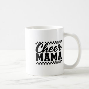 Chequered Cheer Cheerleading For Cheerleader Mum M Coffee Mug