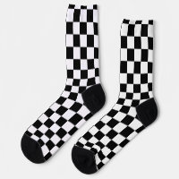 Chequered Crew Socks