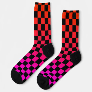 Chequered Crew Socks
