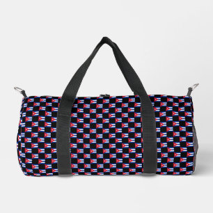 Chequered Cuba Flag Pattern  Duffle Bag