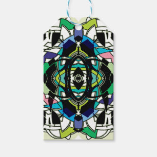 Chequered Design Gift Tags