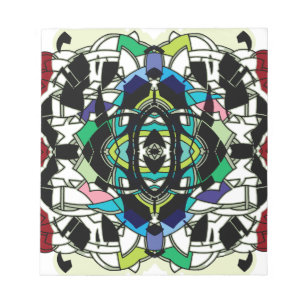 Chequered Design Notepad