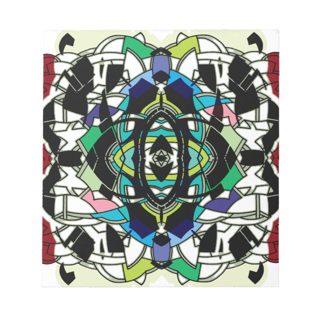 Chequered Design Notepad (Front)