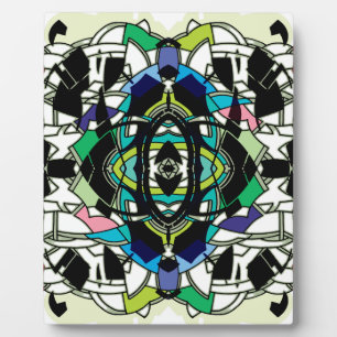 Chequered Design Plaque
