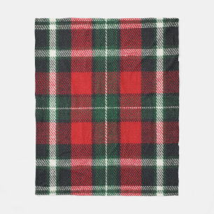 Chequered fabric texture: blank, versatile fleece blanket