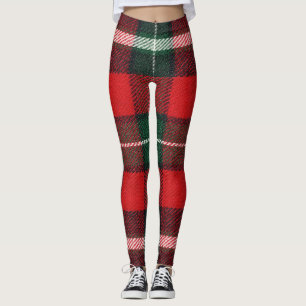 Chequered fabric texture: blank, versatile leggings