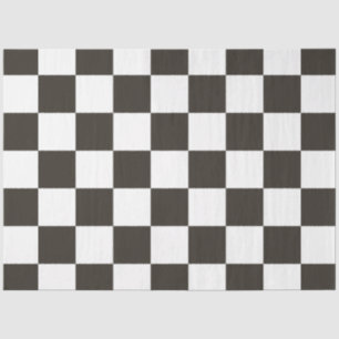 Chequered Flag (Black and White) Tissue Paper