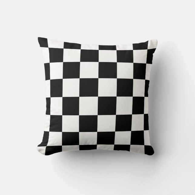 Chequered Flag Cushion (Front)