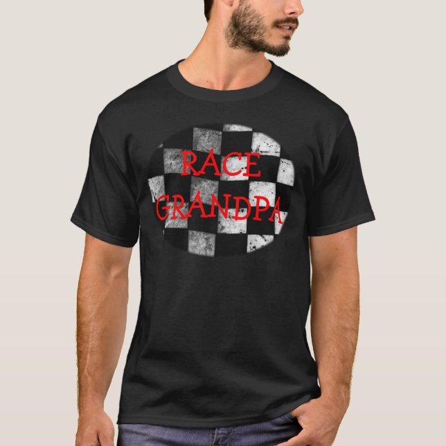 Chequered Flag Customisable T-Shirt (Front)