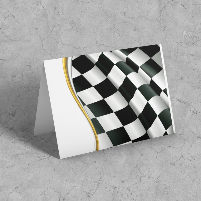 Chequered Flag Greeting Cards (Creator Uploaded)