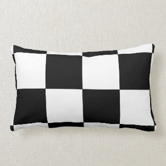 Chequered Flag Lumbar Cushion