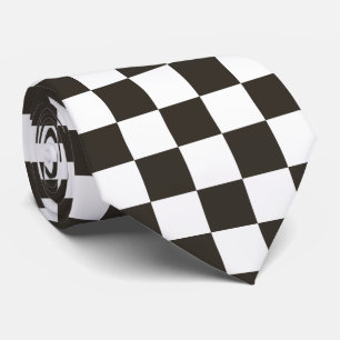 Chequered Flag pattern Tie