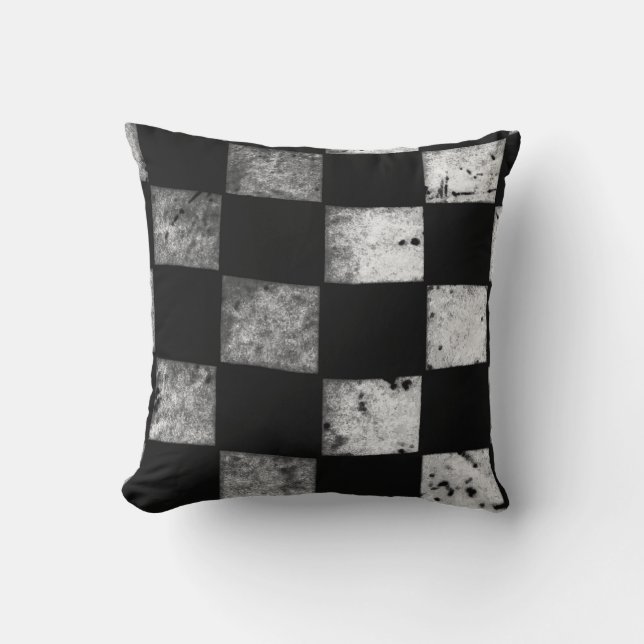 Chequered Flag Pillow (Front)
