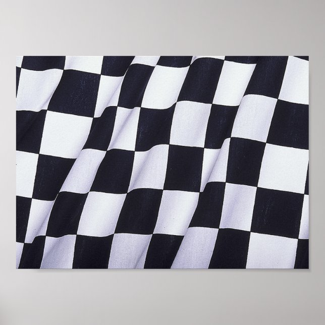 Chequered flag poster (Front)