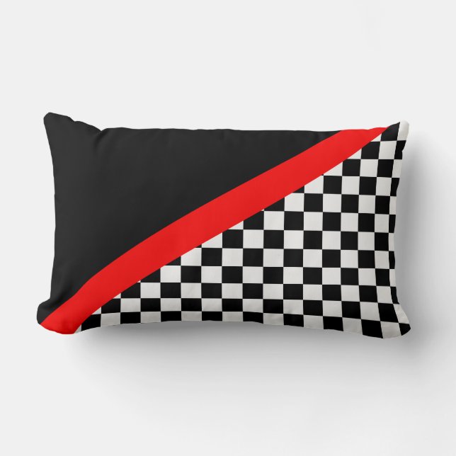 Chequered Flag Racing Pillows (Front)