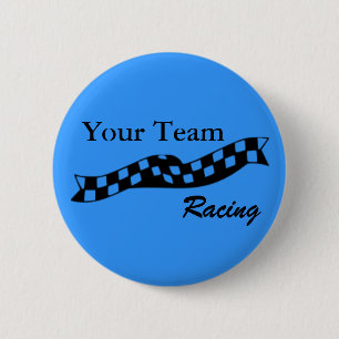 Chequered Flag Swoop Race Team Button