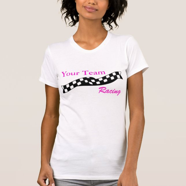 Chequered Flag Swoop Race Team Tank (Front)