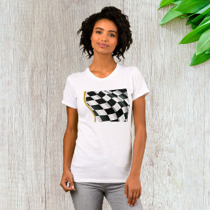 Chequered Flag Womens T-Shirt