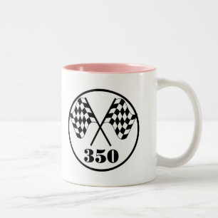 Chequered Flags Two-Tone Coffee Mug