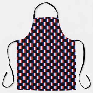 Chequered France Flag Pattern  Apron