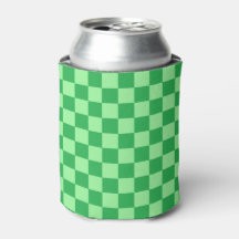 Chequered Green and Mint Green