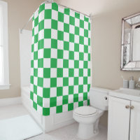 Chequered Green and White